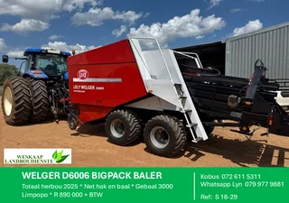 Welger D6006 Bigpack Baler