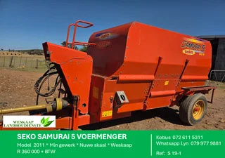SEKO SAMURAI 5 VOERMENGER / FEED MIXER