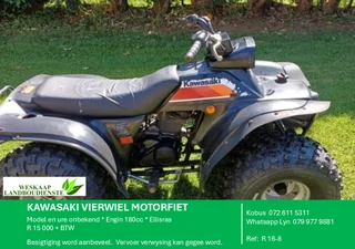 Kawasaki Vierwiel Motorfiets / Quad Bike