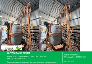 Jacto Balk Spuit / Boom Sprayer