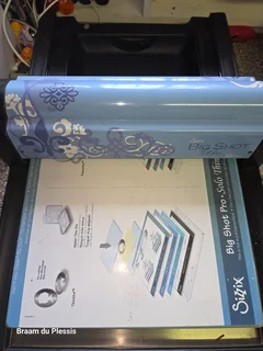 Sizzix big shot pro A3 size die cutting and embossing machine.