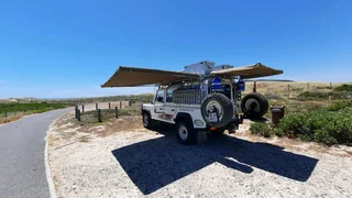 Hannibal awning 250×200, very strong, alu, good condition