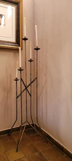 Wrought Iron Stand Candle Chandelier
