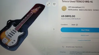 Teisco WG4L Electric Guitar(1960-64)Japan