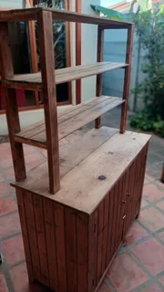 Oregon Pine Kitchen Cupboard / sideboard
