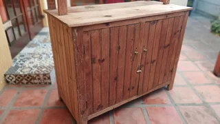 Oregon Pine Kitchen Cupboard / sideboard