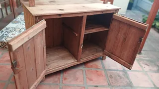 Oregon Pine Kitchen Cupboard / sideboard