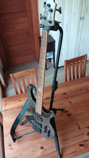 Bass Guitar Cort T-74 Active Like new with a leather Strap