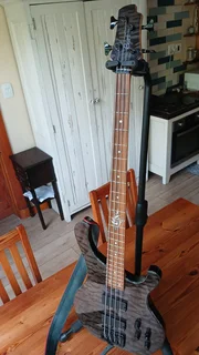 Bass Guitar Cort T-74 Active Like new with a leather Strap