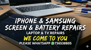 iPhone &amp; Samsung screen and battery replacement