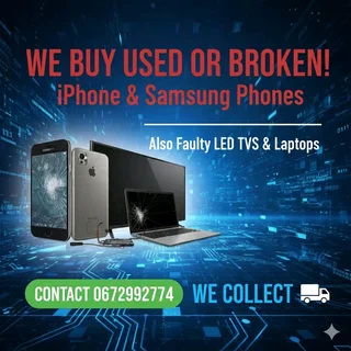We buy tvs and laptops ^ used or broken tvs