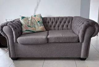 Elephant Grey Couches x2
