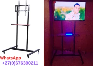 TV STAND with WHEELS for ALL PLASMA