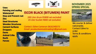 Iscor Black Bitumen Paint