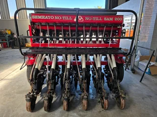 2015 Semeato Sam200 - 11ry No-till Planter. Fynsaad, Growwe Saad En Kunsmis Bakke. 170mm Ry Wydte.