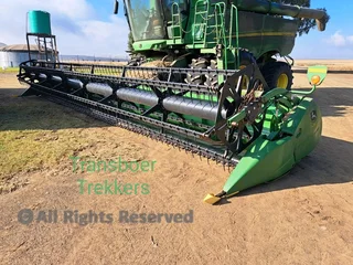 John Deere S680 stroper2018 model 4388 EU2857 RU35vt John Deere Hydraflex tafel