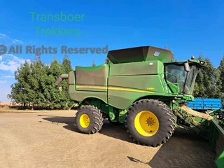 John Deere S680 stroper2018 model 4388 EU2857 RU35vt John Deere Hydraflex tafel