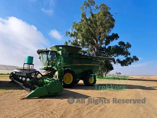 John Deere S680 stroper2018 model 4388 EU2857 RU35vt John Deere Hydraflex tafel