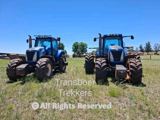 2x New Holland T80402009 en 2010 modelAltwee het +- 7700 ure op304 .4 hp /227 kW