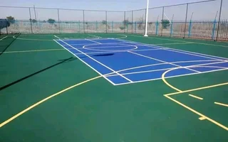 We do Tennis courts and new grounds