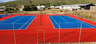 We do Tennis Courts new grounds and repairing