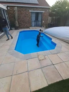 Swimming pool new grounds and repairing