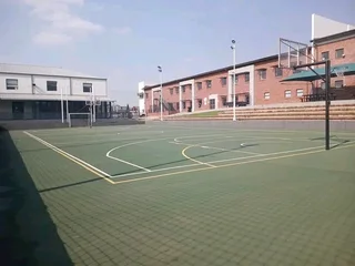 Tennis courts new grounds and repairing