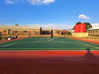 Tennis courts new grounds and repairing