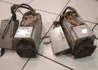 Pre-owned Bitmain Antminers with power supply