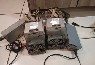 Pre-owned Bitmain Antminers with power supply