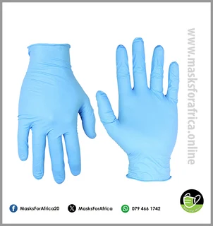 Blue Nitrile Examination Gloves - 100pc/box