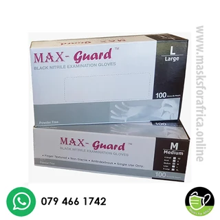 Black Disposable Nitrile Gloves