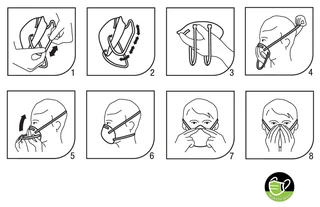 FFP2 Dust/Mist Respirator Masks