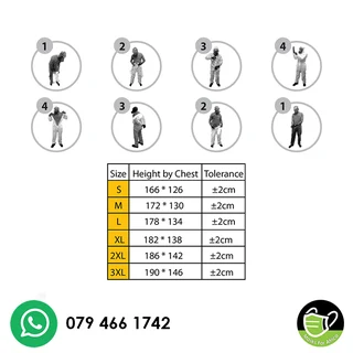 DISPOSABLE TYPE 5/6 COVERALLS