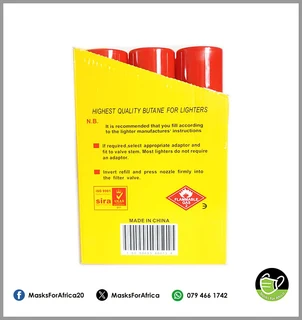 REFILL BUTANE LIGHTER GAS