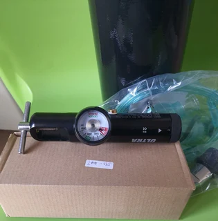 Portable Oxygen Cylinder Kit, Regulator and Oxygen Mask