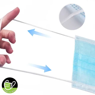 3-Ply Disposable Face Masks -- box of 50