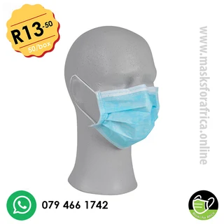 Disposable 3Ply Blue Face Masks