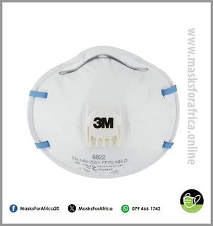 3M 8822 FFP2 Valved Cup-Shaped Respirator