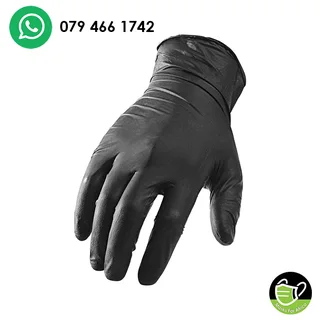 Bulk Black Nitrile Gloves