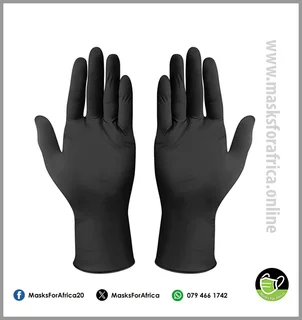 Black Nitrile Powder-free Gloves