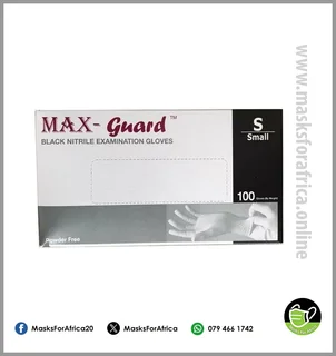 Black Nitrile Examination Gloves - 100pc/box