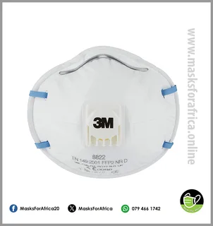 Disposable 3M 8822 Cup Shaped FFP2 Respirator