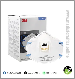 Disposable 3M 8822 Cup Shaped FFP2 Respirator