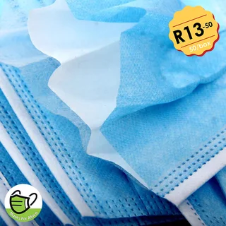 BULK BUY - Blue 3-ply Face Masks