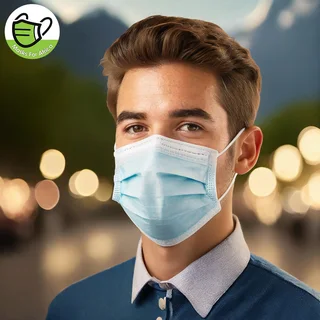 BULK BUY - Blue 3-ply Face Masks