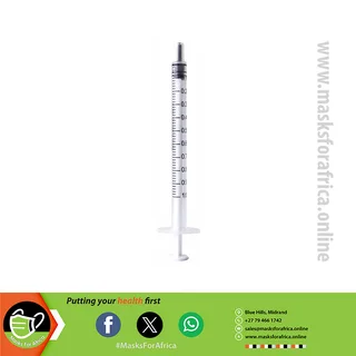 1ml Luer Slip Syringes - 100 pc/box