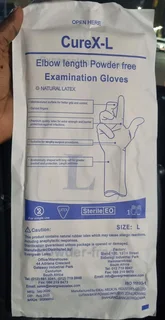 STERILE ELBOW LENGTH LATEX EXAMINATION GLOVES