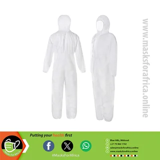 White 50gsm Disposable Coveralls