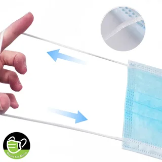 Disposable Blue 3-Ply Face Masks - box of 50